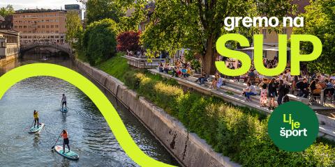 Gremo na sup! Brezplačni tečaji supanja na Ljubljanici